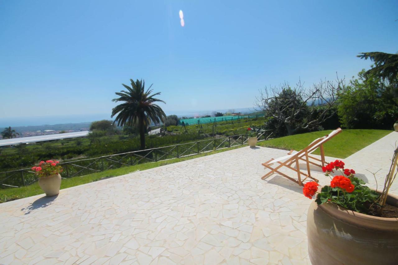 Villa Palm Hill Piedimonte Etneo Bagian luar foto